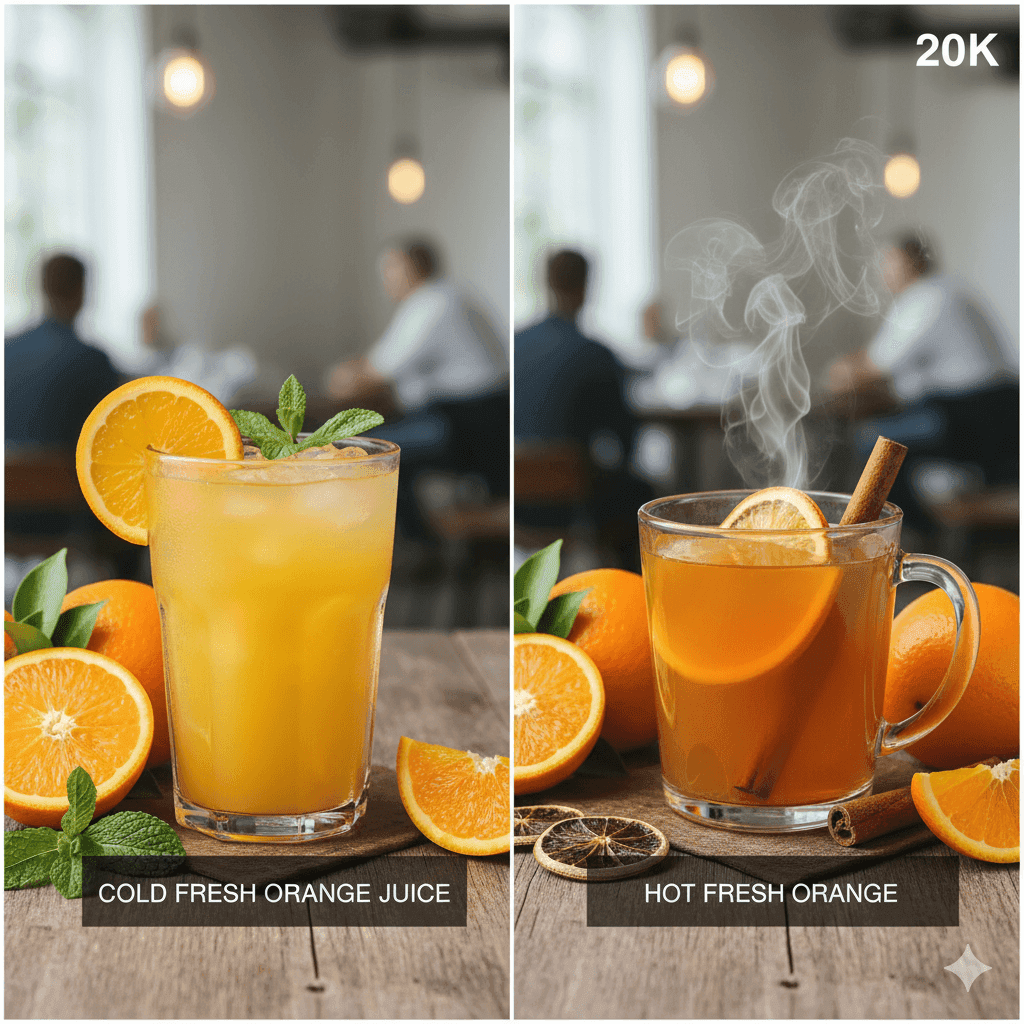 Fresh Orange Hot / Cold